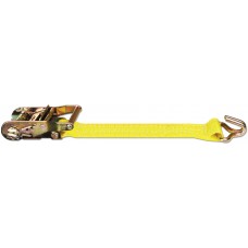 2" X 50' Ridge Strap Assembly W/ Ratchet & Wire Hooks